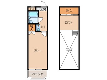 間取図 ヨーロピアン六十谷