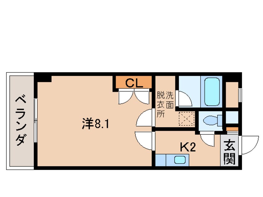 間取図 ル・マンＡ１番館