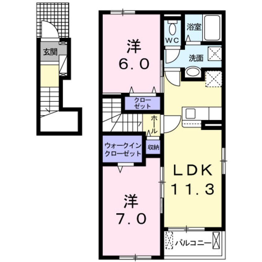 間取図 フィルドゥWAKITA