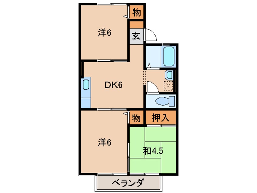 間取図 落合ハイツⅢ