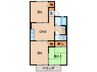 落合ハイツⅢ 3DKの間取り