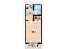 コーポ西山 1Kの間取り