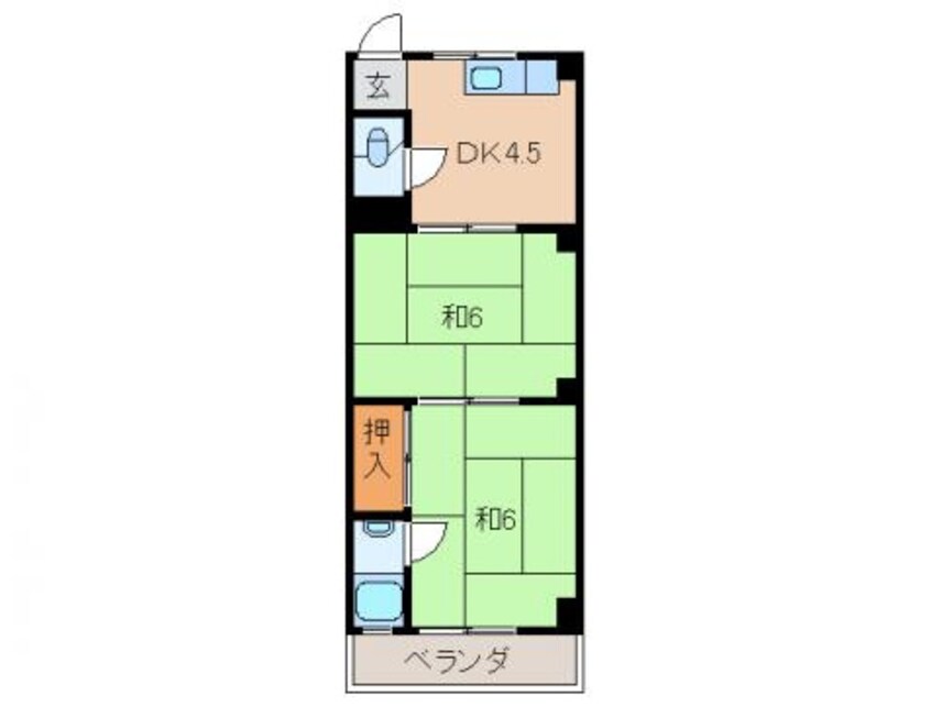 間取図 富士マンション