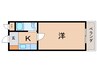 駅前ビル 1Kの間取り