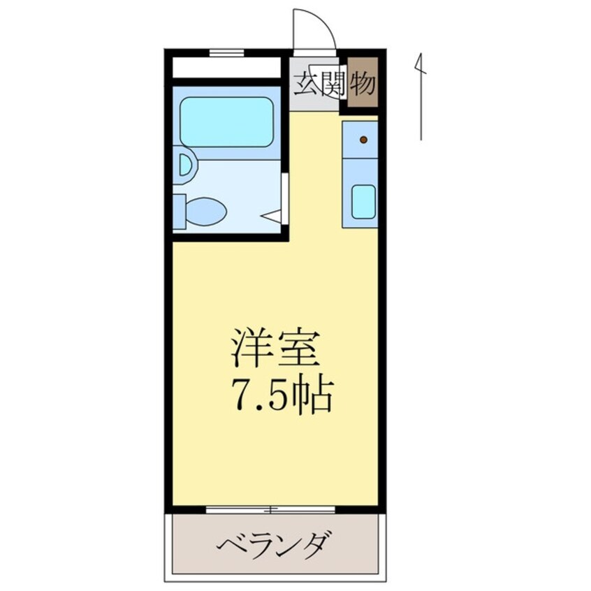 間取図 グランパレⅠ