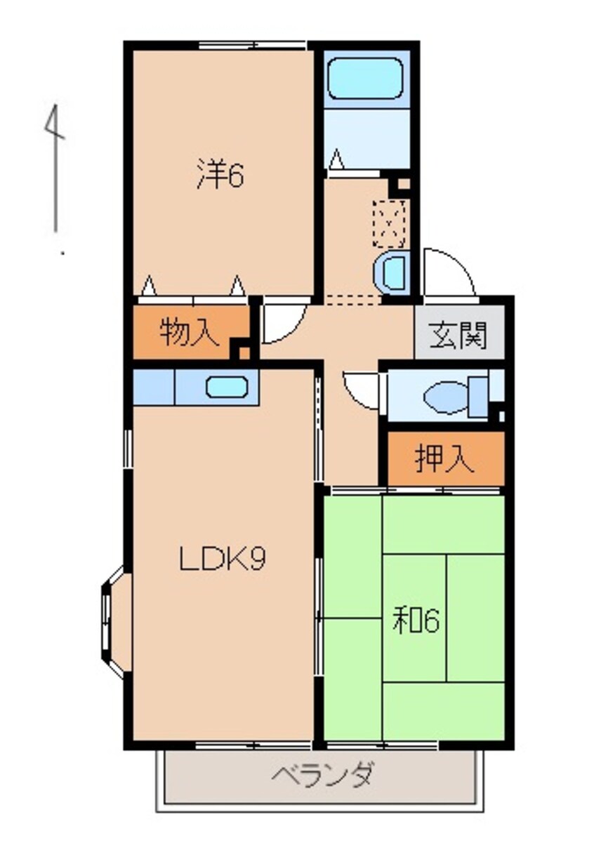 間取図 ニューあおい