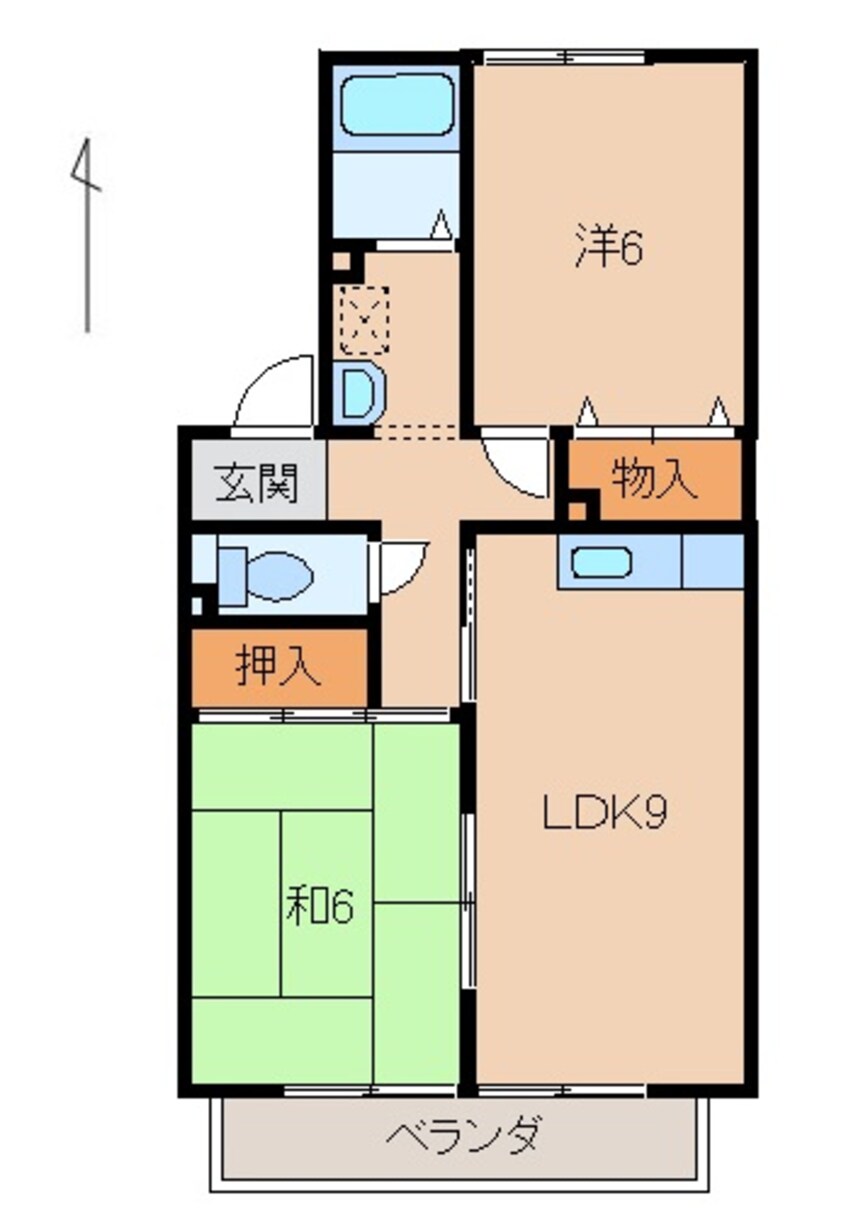 間取図 ニューあおい