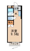 アバンテ・Ｕ 1Rの間取り