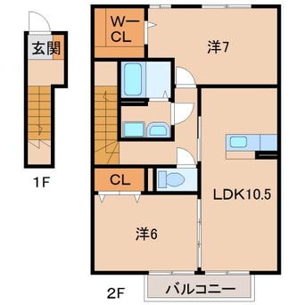 間取図 セジュール岡崎
