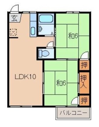 間取図 いけじりハイツ