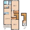 南海加太線/二里ケ浜駅 徒歩12分 2階 築9年 2LDKの間取り