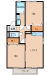 エターナルヒル 2LDKの間取り