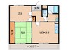 ルイザンスコーポ 2LDKの間取り