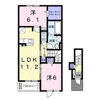 間取図 クルール ミエル