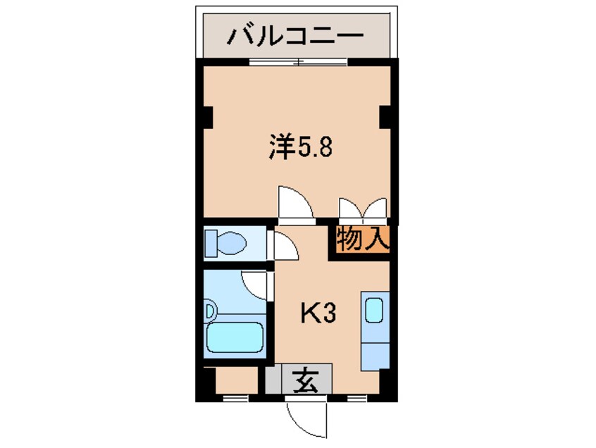 間取図 プラティＫ東松江