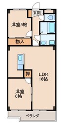 サンシャイン八幡前の間取図