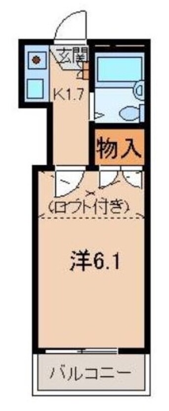 間取図 六十谷第３マンション