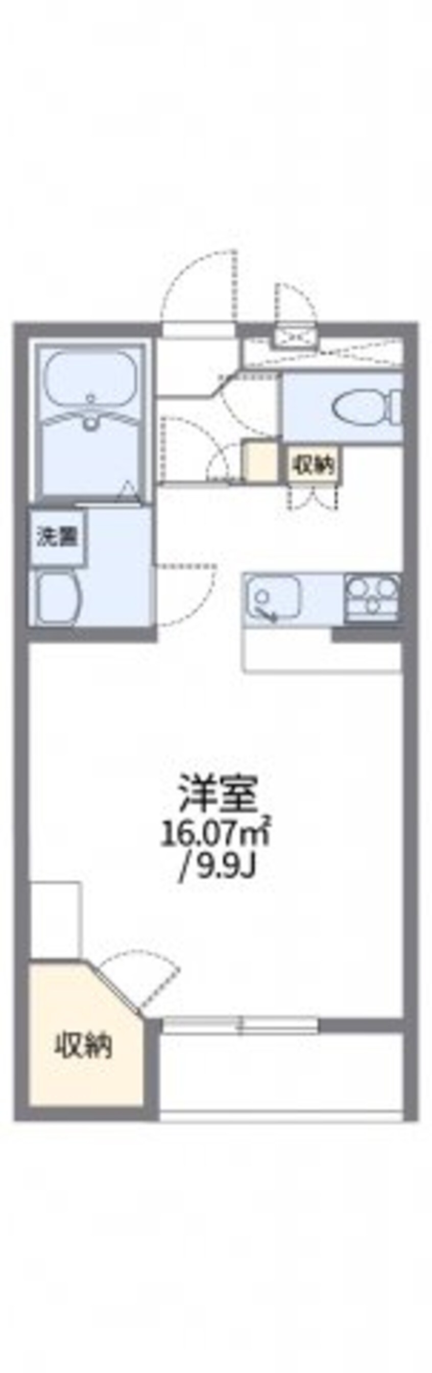 間取図 レオパレスＮＩＳＨＩＮＯＯＫＡ