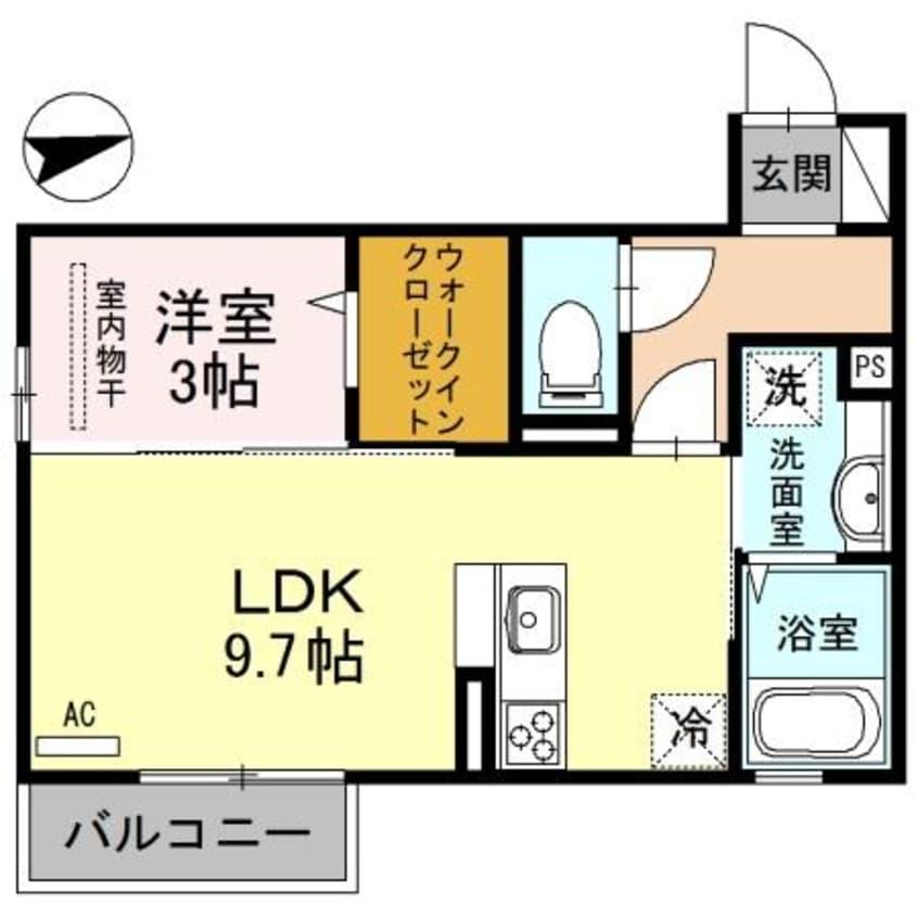 間取図 ソル グルージャ八軒家