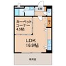 コンフォース２１ 1LDKの間取り