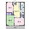 ＭハイツⅡ 3DKの間取り