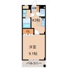 ジュニパー弘西 1Kの間取り