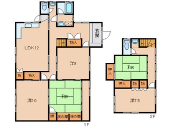 間取図 一戸建8452