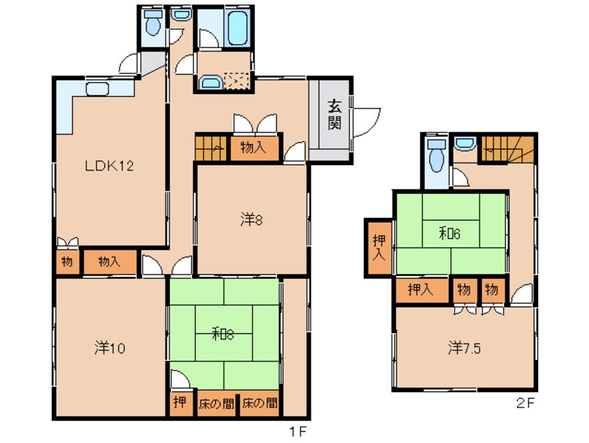 間取図 一戸建8452