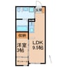 KOYA430 1LDKの間取り
