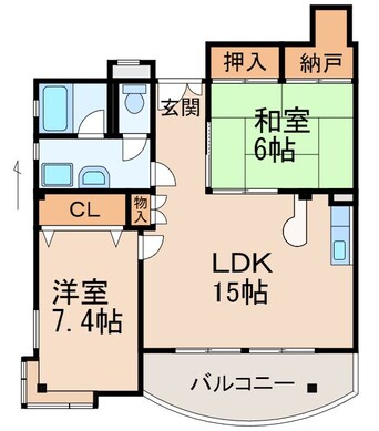 間取図 河彦ビル