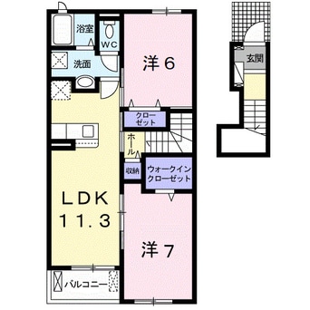 間取図 アヴェニールNISHIKI Ⅱ