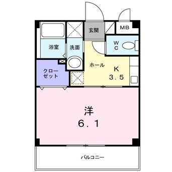 間取図 南海本線/紀ノ川駅 徒歩23分 2階 築22年