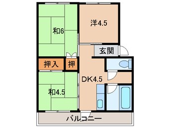 間取図 プレミアムハイツ榎原