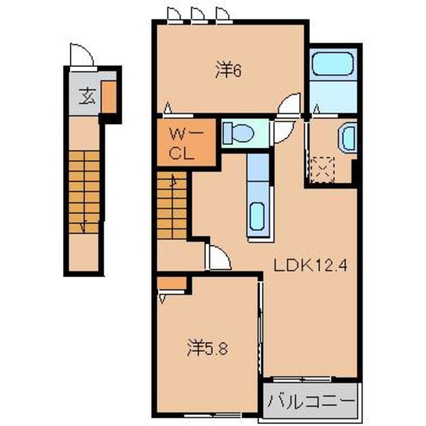 間取図 ディアコート１番館