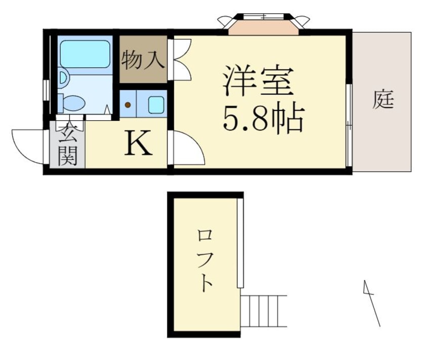 間取図 パレス島橋