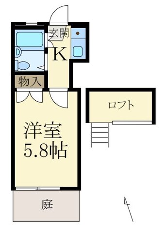 間取図 パレス島橋