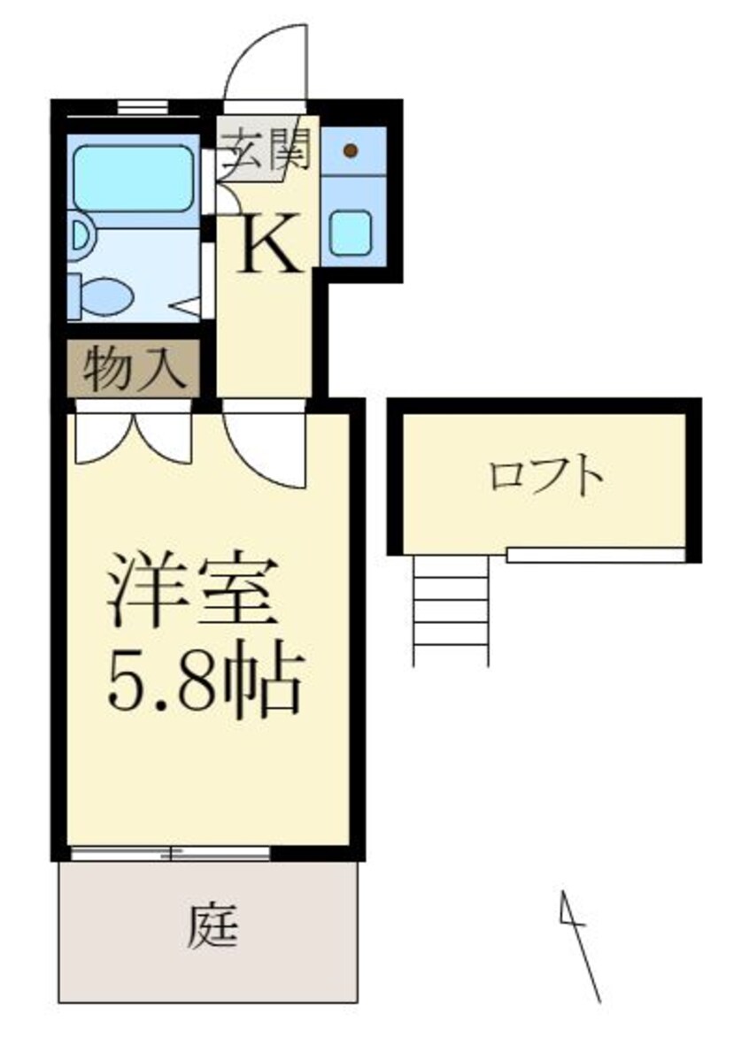 間取図 パレス島橋