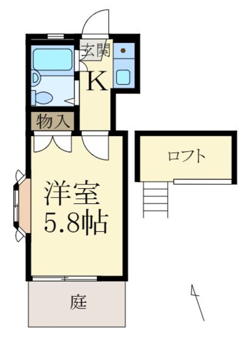 間取図 パレス島橋