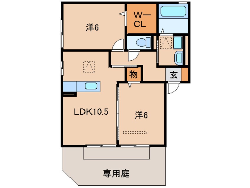 間取図 ウィットＮ