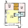 南海本線/紀ノ川駅 徒歩31分 1階 築9年 2LDKの間取り