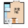 ビスタ21 1Rの間取り