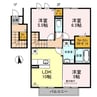 D-roomシルクマムB 3LDKの間取り