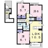 ベストガーデン 3LDKの間取り