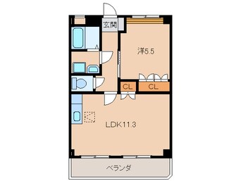 間取図 ラ・レユシイル