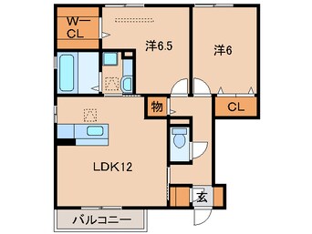 間取図 南海本線/紀ノ川駅 徒歩24分 1階 築9年