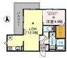 D-room宇須 輝 1LDKの間取り