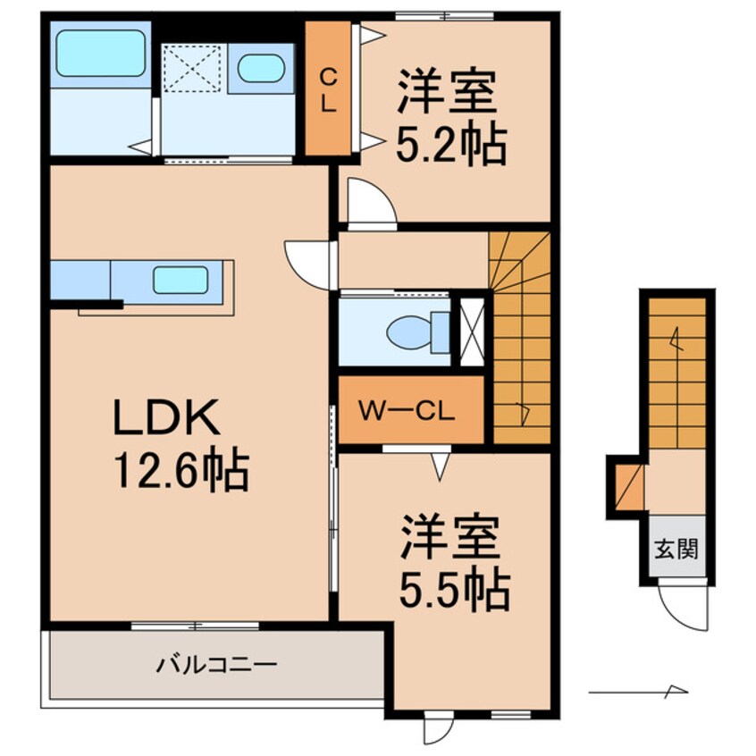 間取図 ピア・シティー東家