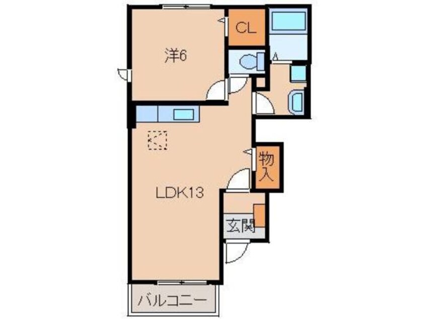 間取図 南海加太線/東松江駅 徒歩18分 1階 築7年