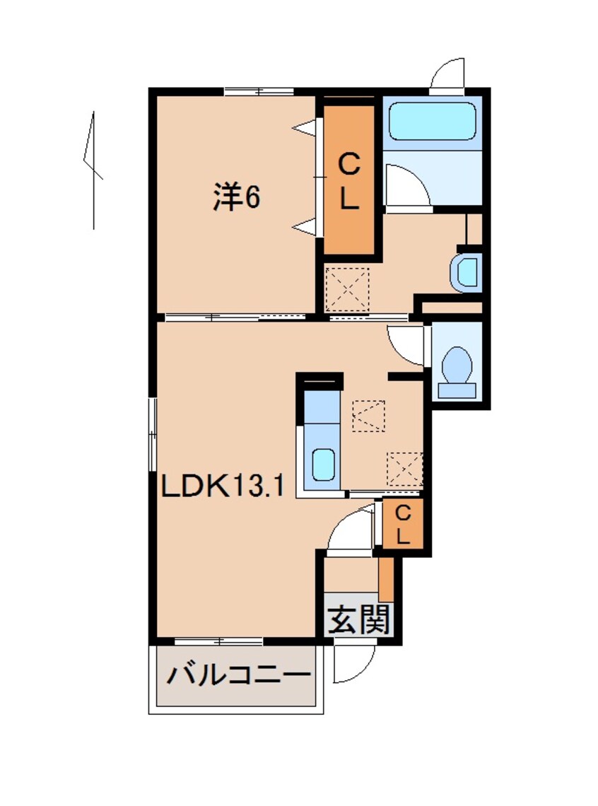 間取図 アデルコートβ