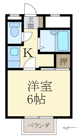 間取図 シンコーハイツ